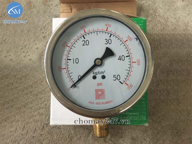 đồng hồ đo áp không dầu chính hãng
