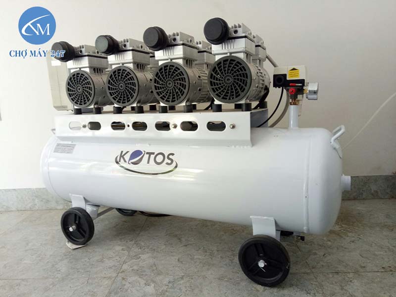 Máy nén khí không dầu Kotos HD750x4/4HP/120L/220V bảo hành dài hạn