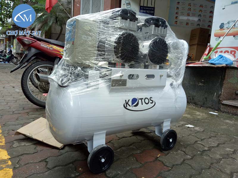 Máy nén khí không dầu Kotos HD1500x2/4HP/100L/220V dễ dàng thay thế linh kiện