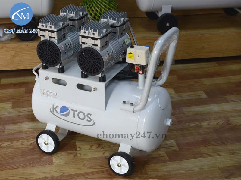 Máy nén khí không dầu Kotos HD750x2/2HP/50L/220V thiết kế nhỏ gọn