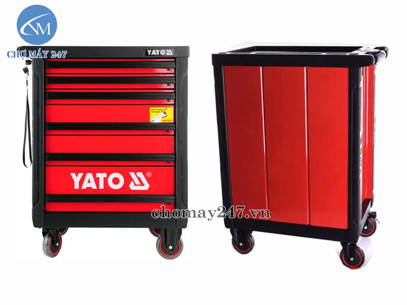 Tủ đựng đồ nghề 6 ngăn 177PCS Yato YT-5530 dễ dàng di chuyển