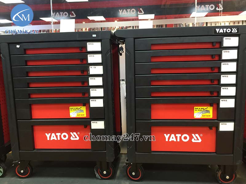 Tủ đựng đồ nghề 7 ngăn 165PCS YATO YT-55293 sử dụng tiện lợi