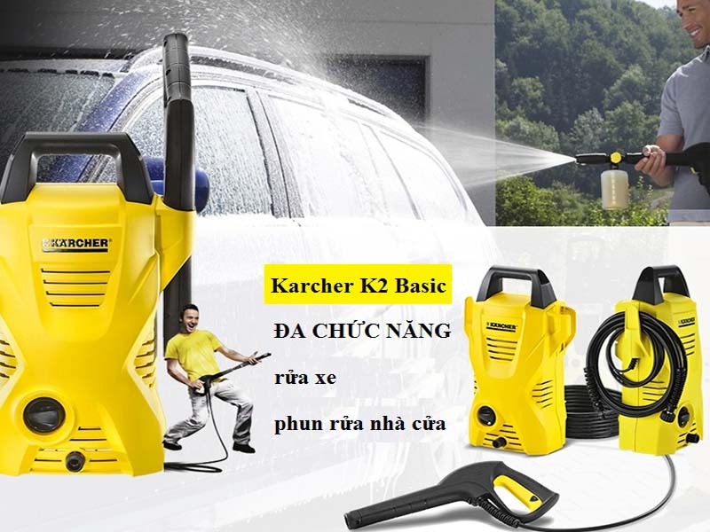 Máy rửa xe mini Karcher K2 Basic OJ