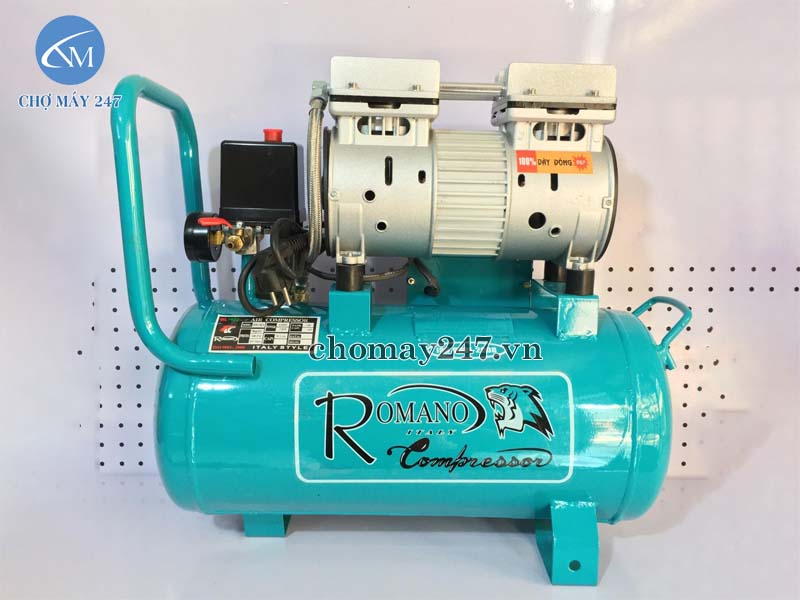 Máy nén khí không dầu giảm âm Romano RM-700/30 cho lượng khí nén sạch