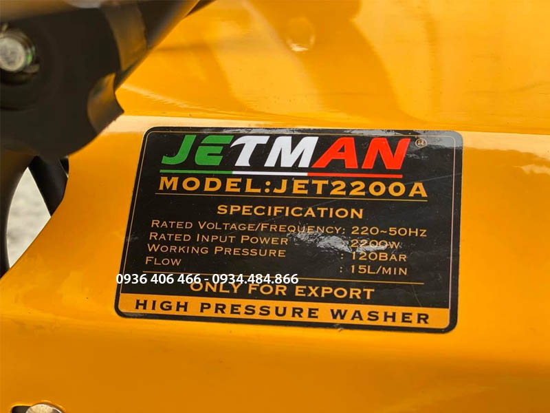 Máy rửa xe áp lực cao Jetman Jet2200A