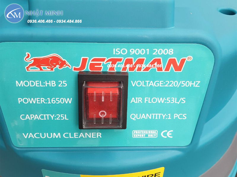 Máy hút bụi công nghiệp 25 lít Jetman HB25