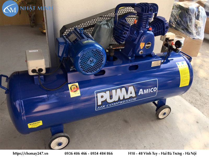 Máy nén khí piston Puma W-0.36/8/380V 200L 4HP