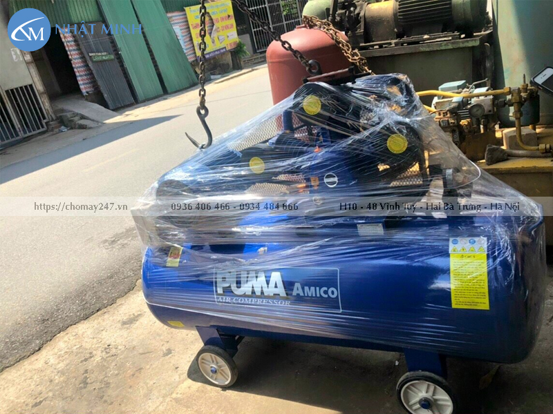 Máy nén khí piston Puma W-0.9/8/380v 300L 10HP