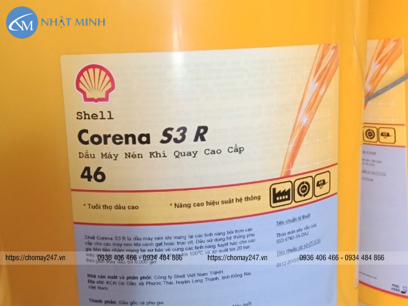 Dầu máy nén khí trục vít Shell CORENA S3 R46