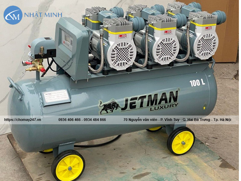 Máy nén khí không dầu Jetman NKF1600*3T100