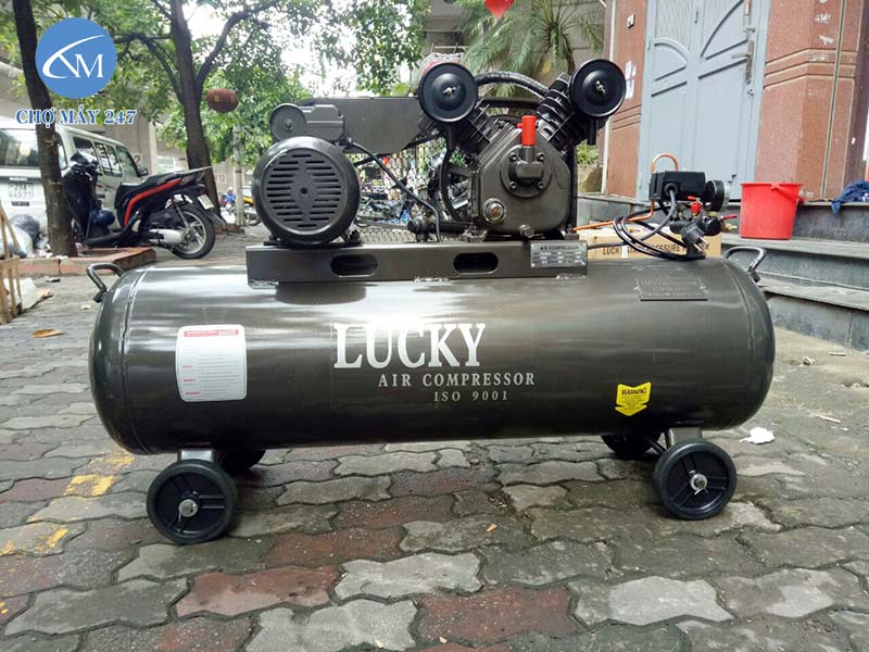 Máy nén khí Lucky V-0.25/8A 3HP/120L/220V động cơ bền bỉ