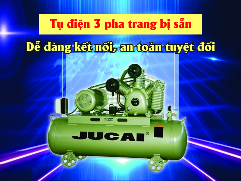 Máy nén khí Jucai AW80012 an toàn tuyệt đối