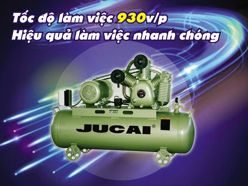 Máy nén khí Jucai AW80012 tốc độ làm việc nhanh chóng