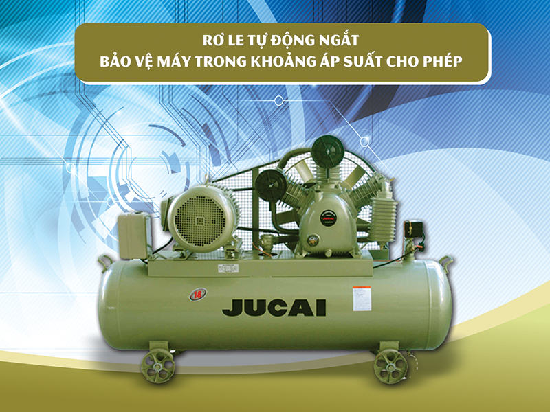 Máy nén khí Jucai AW100012 cấu tạo chất liệu cao cấp