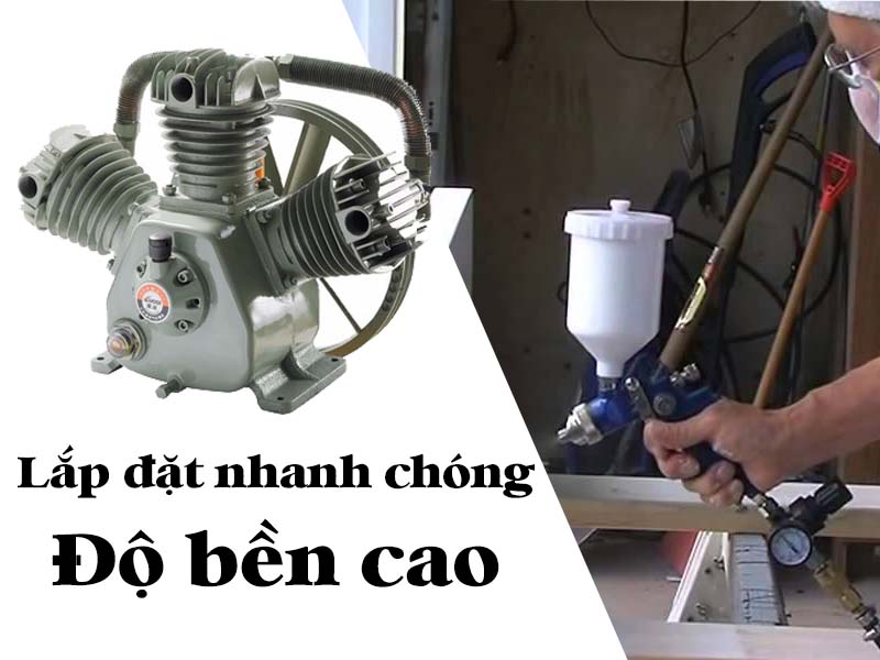 đầu máy nén khí 7.5HP giá tốt tại Hà Nội