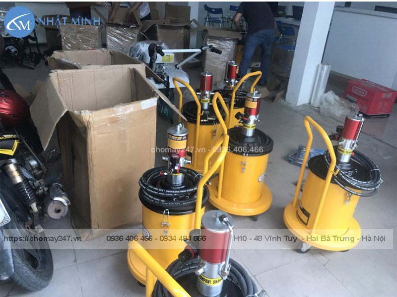 Đại lý máy bơm mỡ giá tốt nhất tại Hà Nội - Hàng nhập khẩu