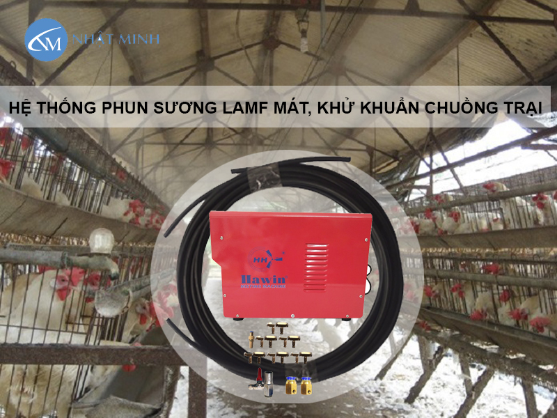 Chọn hệ thống phun sương làm mát phù hợp cho chuồng trại