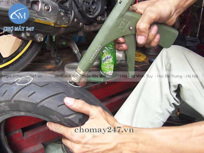 Các loại súng hơi khí nén sử dụng trong tiệm sửa xe