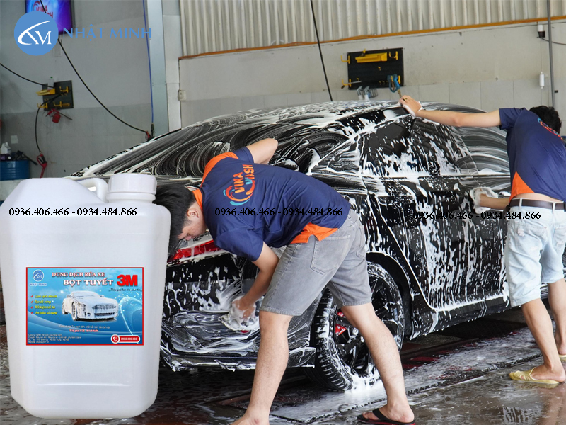Bán nước rửa xe chuyên dụng cho tiệm, tiết kiệm, can 20L