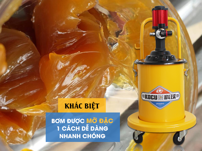Máy bơm mỡ khí nén bằng hơi loại nào tốt nhất ?