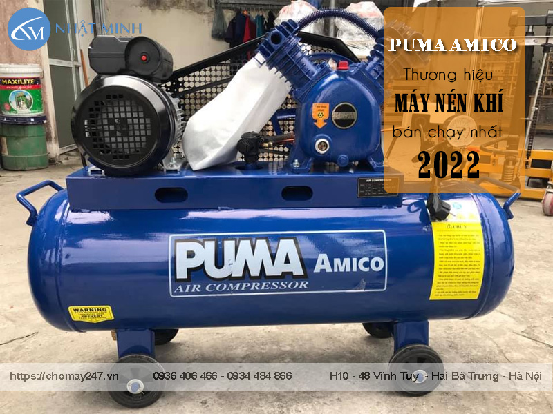 Toàn bộ đánh giá chi tiết về máy nén khí Puma Amico