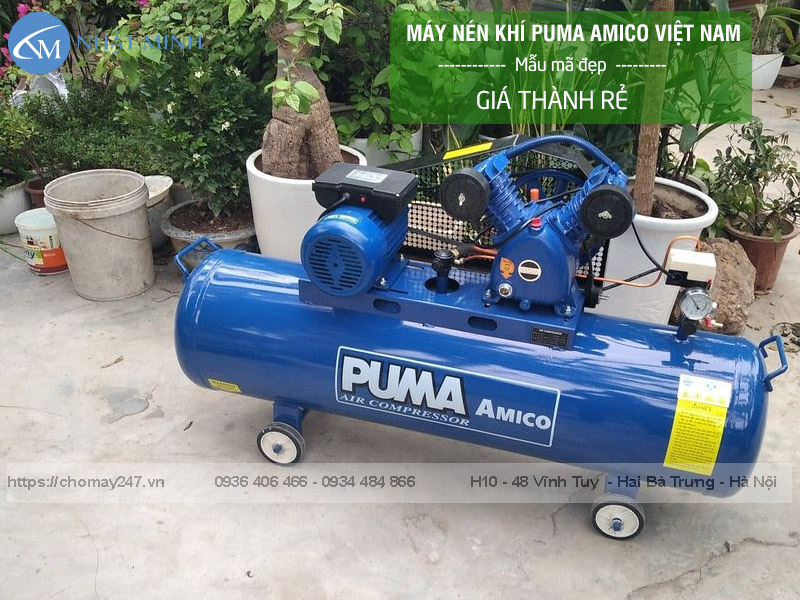Máy nén khí Puma Amico bền, ổn định, giá rẻ