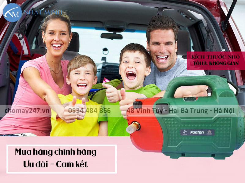 Sử dụng máy rửa xe gia đình thế nào để bền, không nóng, khét