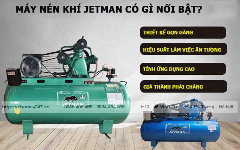 Nơi bán máy nén khí JETMAN tại Hà Nội