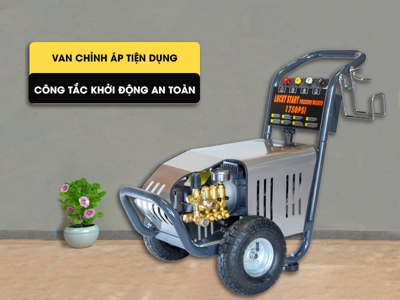 Dòng máy rửa xe ô tô áp lực cao 1 pha tốt nhất hiện nay