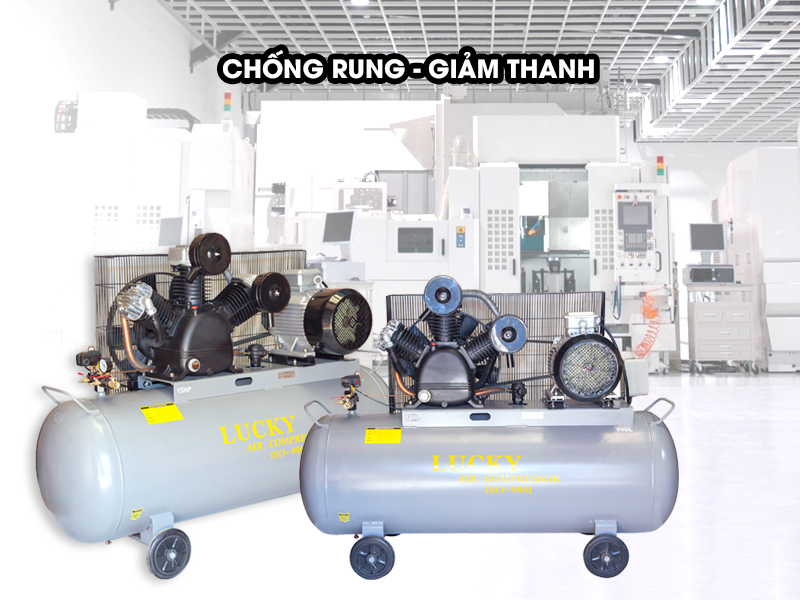 Máy nén khí công nghiệp 3 pha Lucky bền rẻ tại Nhật Minh