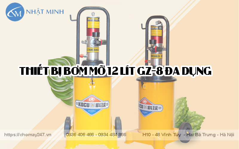 Loại máy bơm mỡ khí nén nào đang được dùng nhiều nhất ?