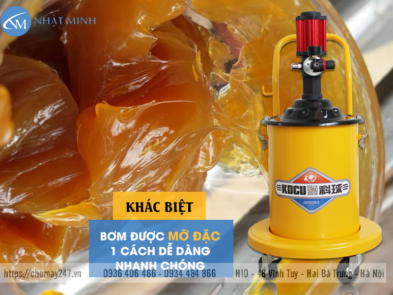 Top 5 mẫu máy bơm mỡ giá rẻ chuyên dụng chỉ từ 2 triệu