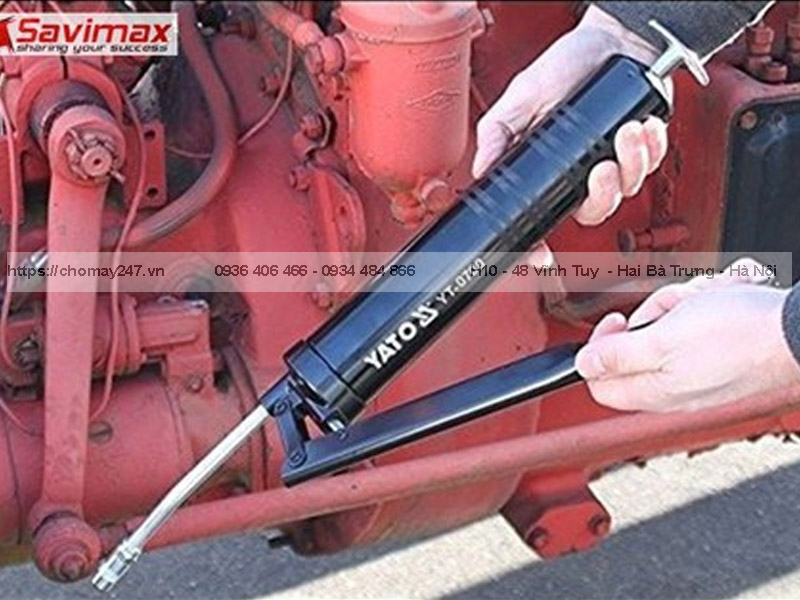 Chiết khấu cao cho khách sỉ buôn máy bơm mỡ tại Điện máy Nhật Minh