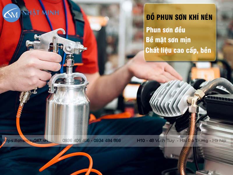 3 súng phun sơn khí nén giá rẻ, chất lượng cao