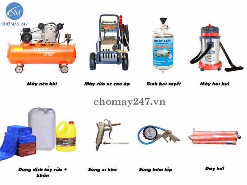 Tư vấn, lắp đặt toàn quốc trọn bộ máy rửa xe cho tiệm từ a-z