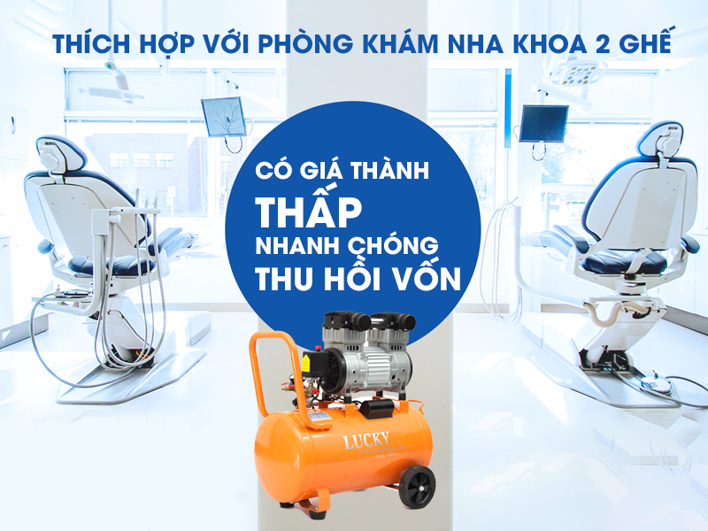 10 mẫu máy nén khí không dầu dùng nhiều nhất giá chỉ từ 2 triệu
