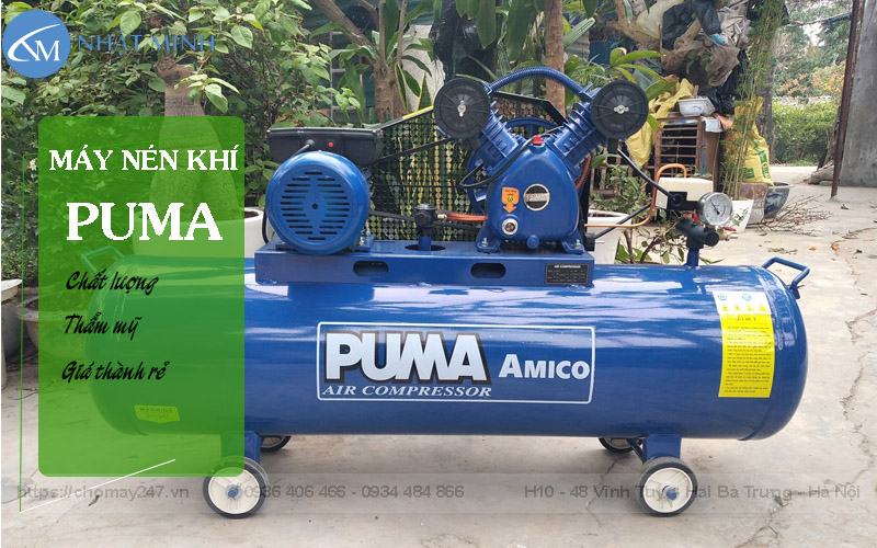Kho hàng máy nén khí Puma tại Hà Nội giá gốc , bảo hành 12 tháng