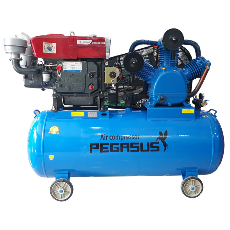 Máy nén khí chạy dầu Diesel Pegasus TM-W-2.0/12.5-500L/20HP