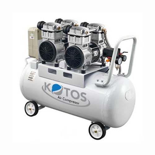 Máy nén khí không dầu Kotos HD1500x2/4HP/100L/220V