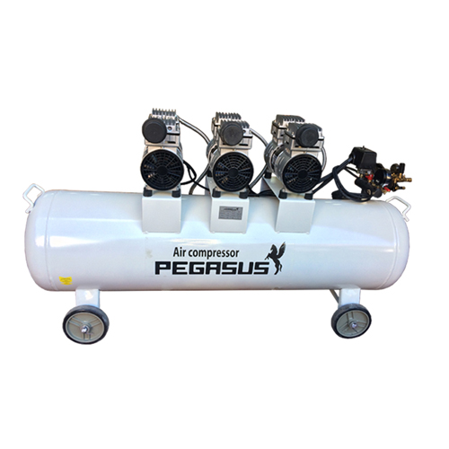 Máy nén khí không dầu 180 lít Pegasus TM-OF750x3