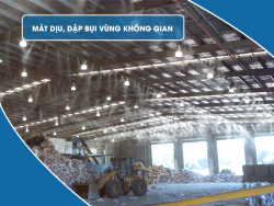 Bộ máy phun sương Đài Loan 100 béc FOG 2703